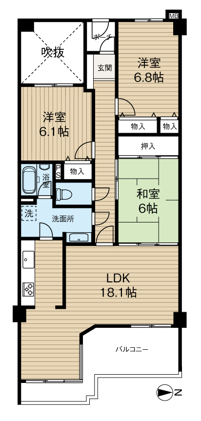 サーパス西宮生瀬弐番館